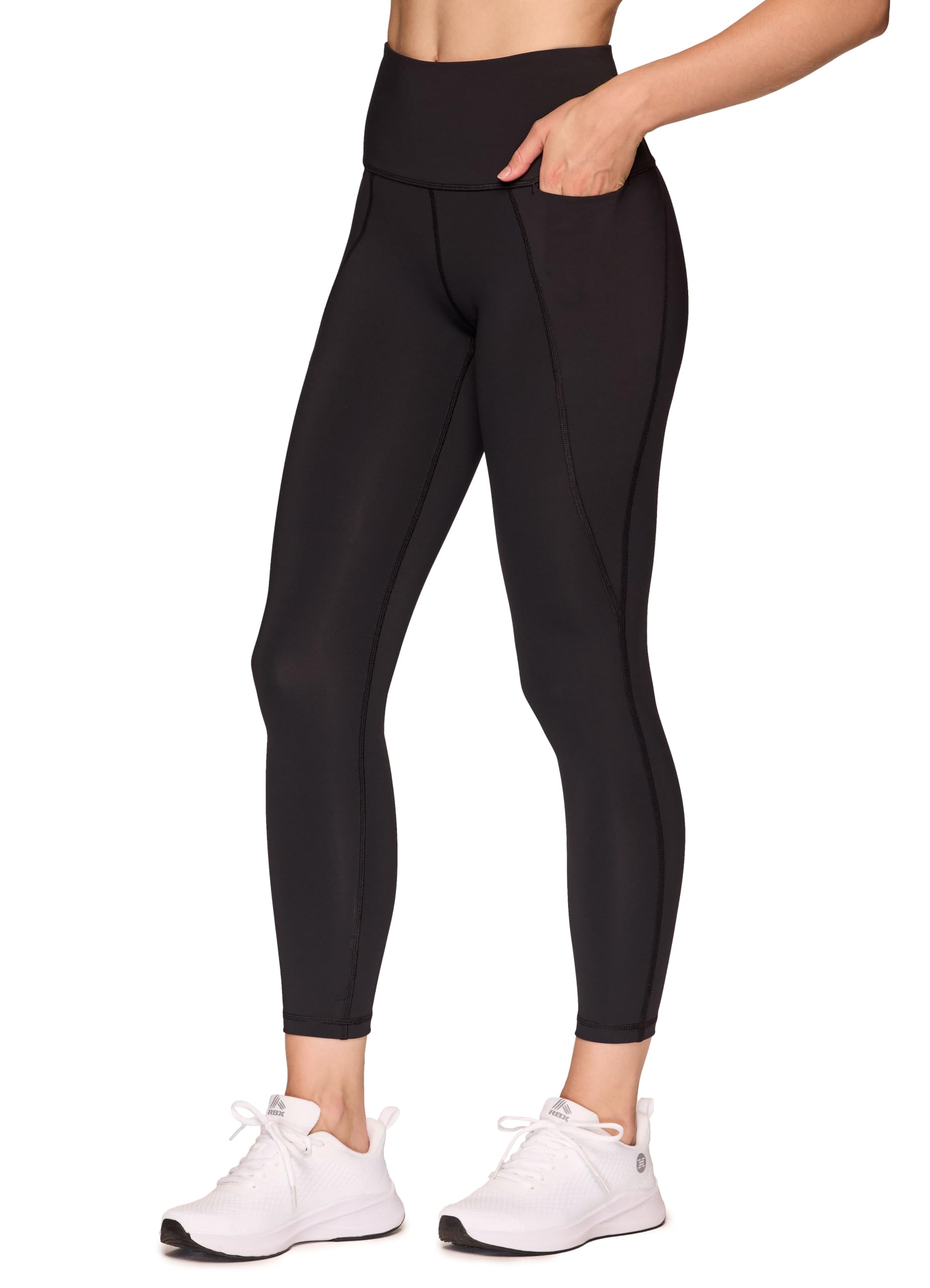 RBX Active Women's Quick Drying Squat Proof 7/8 Leggings for Gym Workouts and Yoga with Pockets
RBX Active Women's Ankle
