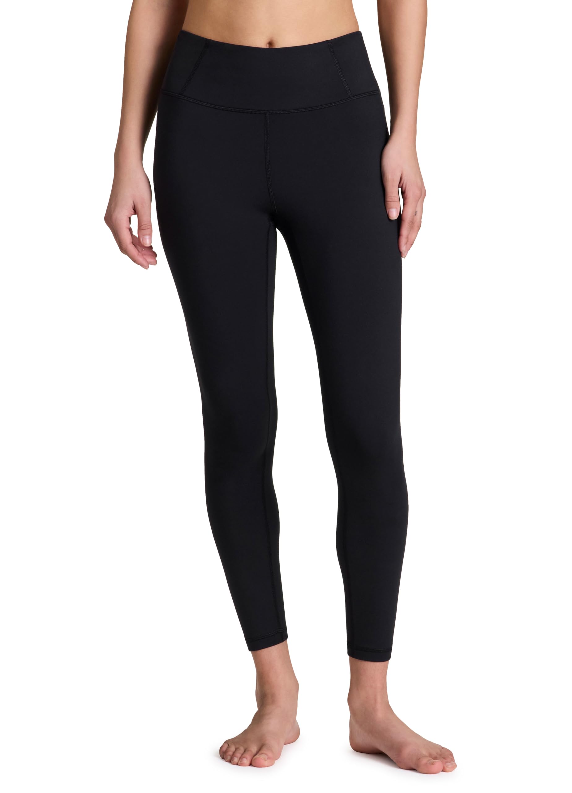 RBX Buttery Soft Squat Proof 7/8 Legging for Women Athletes, High Waisted Ankle Length Running Tights with Seaming Detai